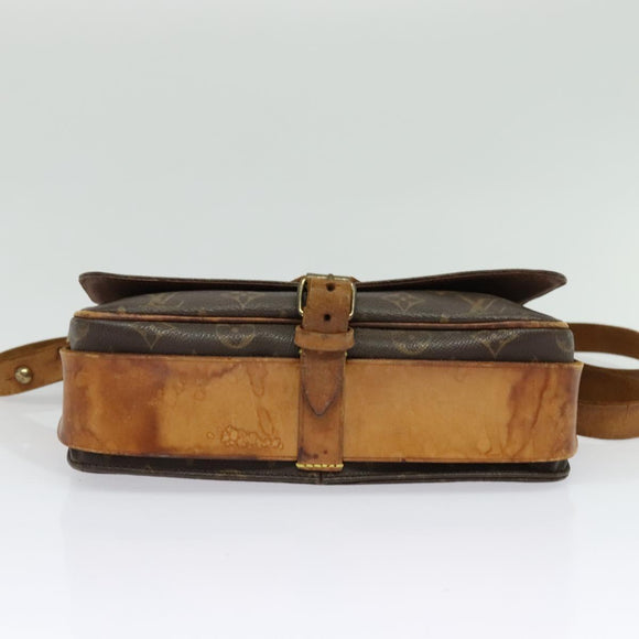 LOUIS VUITTON Monogram Cartouchiere GM Shoulder Bag M51252 LV Auth 137723