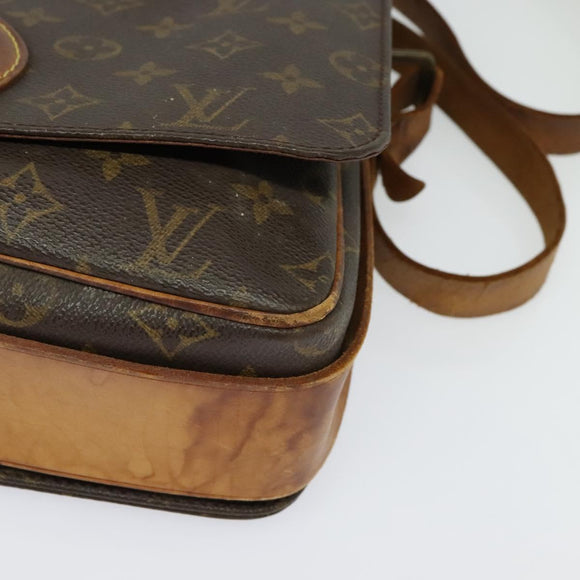 LOUIS VUITTON Monogram Cartouchiere GM Shoulder Bag M51252 LV Auth 137723
