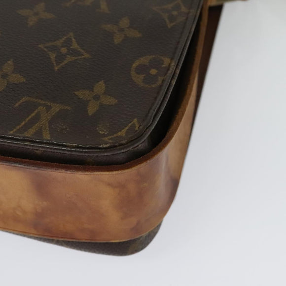 LOUIS VUITTON Monogram Cartouchiere GM Shoulder Bag M51252 LV Auth 137723