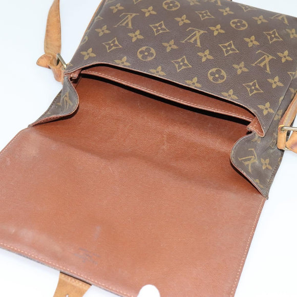 LOUIS VUITTON Monogram Cartouchiere GM Shoulder Bag M51252 LV Auth 137723