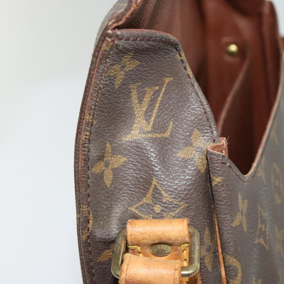 LOUIS VUITTON Monogram Cartouchiere GM Shoulder Bag M51252 LV Auth 137723
