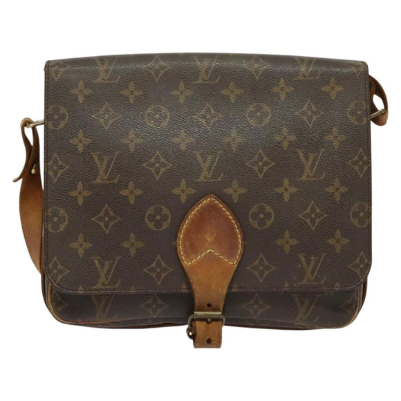 LOUIS VUITTON Monogram Cartouchiere GM Shoulder Bag M51252 LV Auth 137723