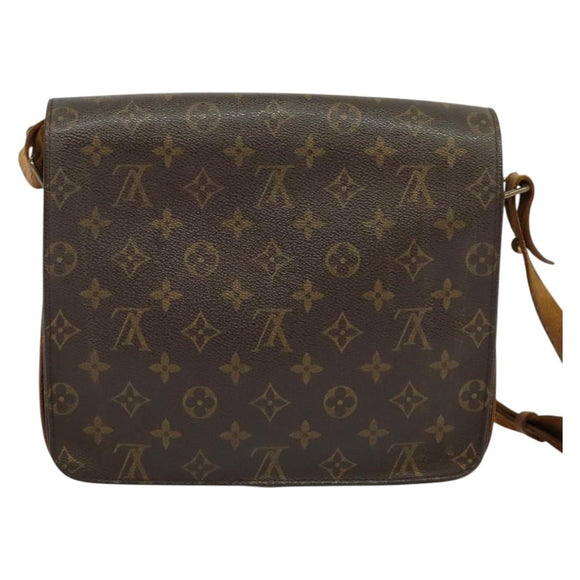 LOUIS VUITTON Monogram Cartouchiere GM Shoulder Bag M51252 LV Auth 137723