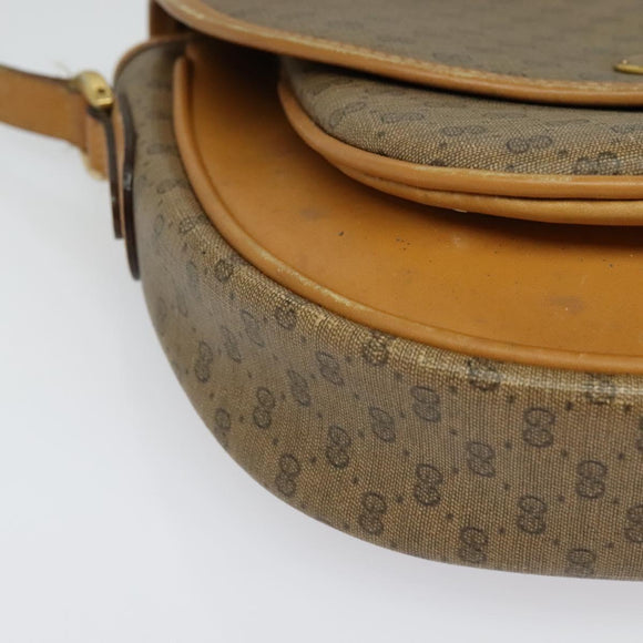 GUCCI Micro GG Supreme Shoulder Bag PVC Beige Gold 001 58 0930 Auth 137729