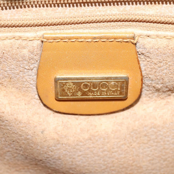 GUCCI Micro GG Supreme Shoulder Bag PVC Beige Gold 001 58 0930 Auth 137729