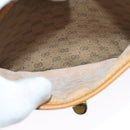 GUCCI Micro GG Supreme Shoulder Bag PVC Beige Gold 001 58 0930 Auth 137729-21