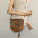 GUCCI Micro GG Supreme Shoulder Bag PVC Beige Gold 001 58 0930 Auth 137729-24
