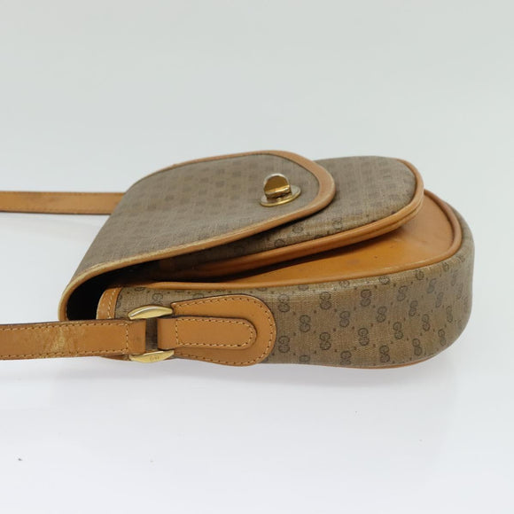 GUCCI Micro GG Supreme Shoulder Bag PVC Beige Gold 001 58 0930 Auth 137729