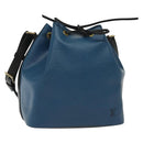 LOUIS VUITTON Epi Petit Noe Shoulder Bag Bicolor Black Blue M44152 Auth 137735-1