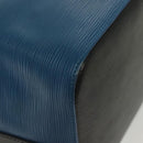 LOUIS VUITTON Epi Petit Noe Shoulder Bag Bicolor Black Blue M44152 Auth 137735-10