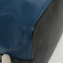 LOUIS VUITTON Epi Petit Noe Shoulder Bag Bicolor Black Blue M44152 Auth 137735-15