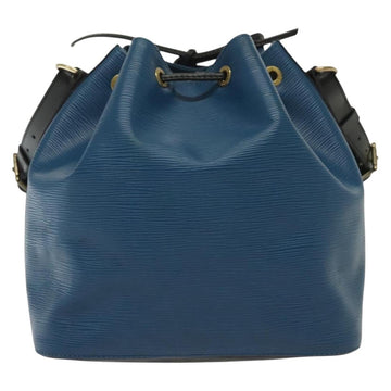 LOUIS VUITTON Epi Petit Noe Shoulder Bag Bicolor Black Blue M44152 Auth 137735 - 0