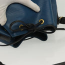 LOUIS VUITTON Epi Petit Noe Shoulder Bag Bicolor Black Blue M44152 Auth 137735-7