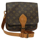 LOUIS VUITTON Monogram Cartouchiere MM Shoulder Bag M51253 LV Auth 137736-1