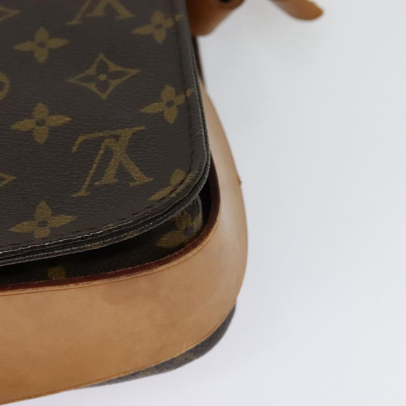 LOUIS VUITTON Monogram Cartouchiere MM Shoulder Bag M51253 LV Auth 137736