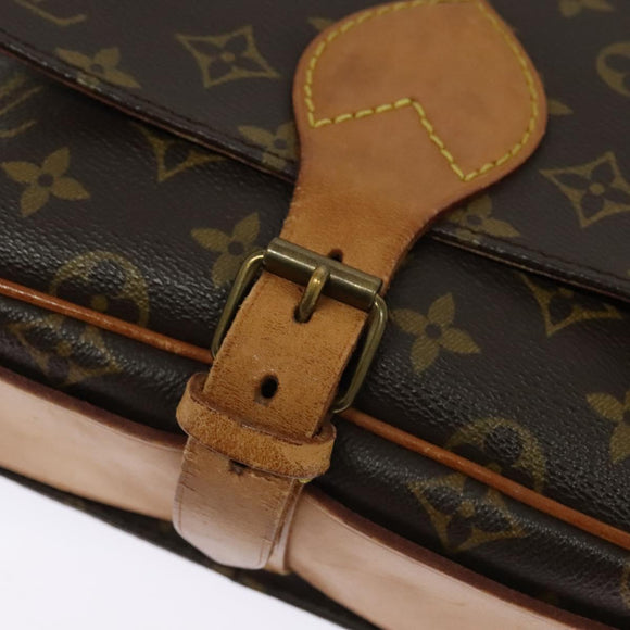 LOUIS VUITTON Monogram Cartouchiere MM Shoulder Bag M51253 LV Auth 137736