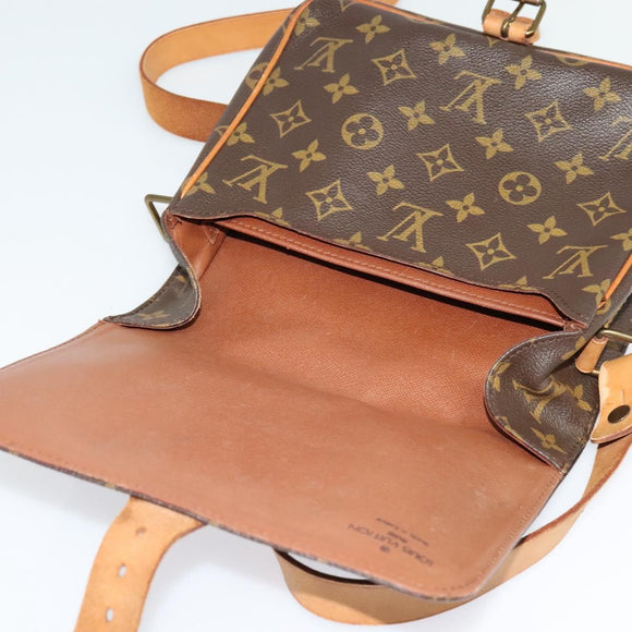 LOUIS VUITTON Monogram Cartouchiere MM Shoulder Bag M51253 LV Auth 137736