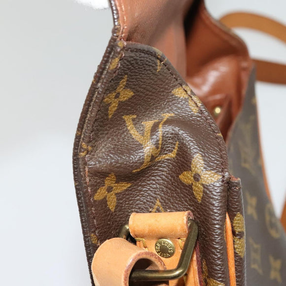 LOUIS VUITTON Monogram Cartouchiere MM Shoulder Bag M51253 LV Auth 137736