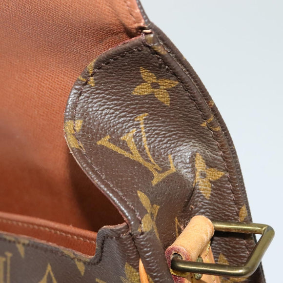 LOUIS VUITTON Monogram Cartouchiere MM Shoulder Bag M51253 LV Auth 137736