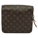 LOUIS VUITTON Monogram Cartouchiere MM Shoulder Bag M51253 LV Auth 137736-2