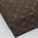LOUIS VUITTON Monogram Sac Plat Hand Bag M51140 LV Auth 137740-14