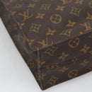 LOUIS VUITTON Monogram Sac Plat Hand Bag M51140 LV Auth 137740-16