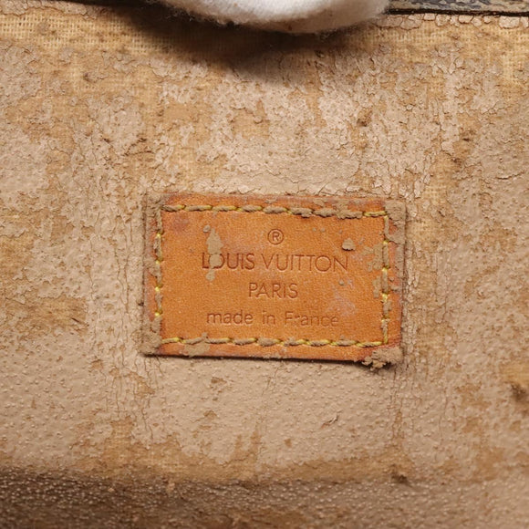 LOUIS VUITTON Monogram Sac Plat Hand Bag M51140 LV Auth 137740