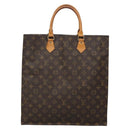 LOUIS VUITTON Monogram Sac Plat Hand Bag M51140 LV Auth 137740-13