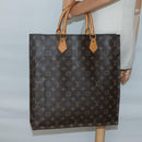 LOUIS VUITTON Monogram Sac Plat Hand Bag M51140 LV Auth 137740-20