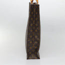 LOUIS VUITTON Monogram Sac Plat Hand Bag M51140 LV Auth 137740-4