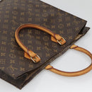 LOUIS VUITTON Monogram Sac Plat Hand Bag M51140 LV Auth 137740-6