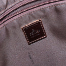 FENDI Zucca Canvas Tote Bag Black Brown Auth 137741-19