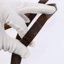 FENDI Zucca Canvas Tote Bag Black Brown Auth 137741-8