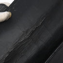 Christian Dior Honeycomb Canvas Shoulder Bag PVC Black Gold Auth 137748-16