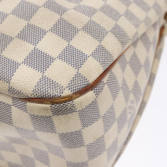 LOUIS VUITTON Damier Azur Siracusa MM Shoulder Bag N41112 LV Auth 137754
