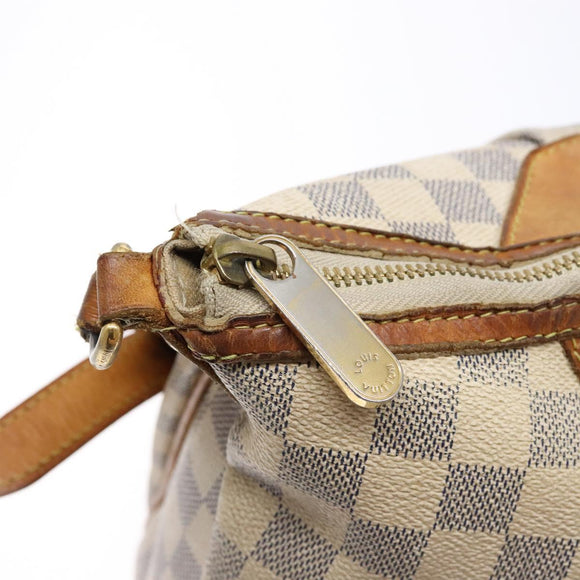 LOUIS VUITTON Damier Azur Siracusa MM Shoulder Bag N41112 LV Auth 137754