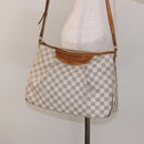 LOUIS VUITTON Damier Azur Siracusa MM Shoulder Bag N41112 LV Auth 137754-22
