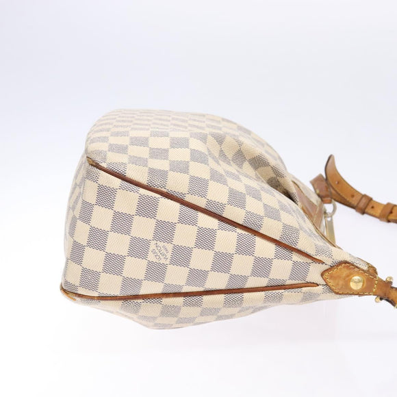 LOUIS VUITTON Damier Azur Siracusa MM Shoulder Bag N41112 LV Auth 137754