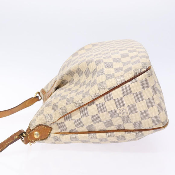 LOUIS VUITTON Damier Azur Siracusa MM Shoulder Bag N41112 LV Auth 137754