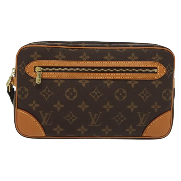 LOUIS VUITTON Monogram Marly Dragonne GM Clutch Bag M51825 LV Auth 137763