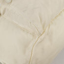 PRADA Backpack Nylon Cream Silver Auth 137765-13