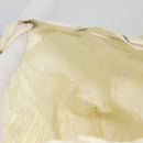 PRADA Backpack Nylon Cream Silver Auth 137765-26