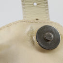 PRADA Backpack Nylon Cream Silver Auth 137765-31