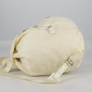 PRADA Backpack Nylon Cream Silver Auth 137765-4