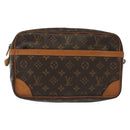LOUIS VUITTON Monogram Compiegne 28 Clutch Bag M51845 LV Auth 137779-13