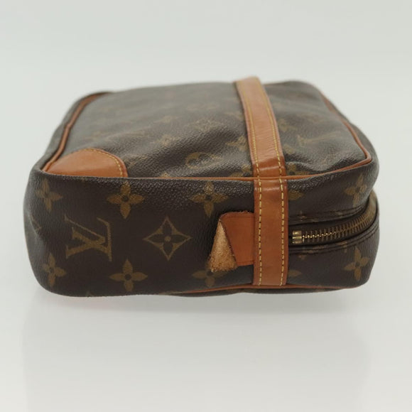 LOUIS VUITTON Monogram Compiegne 28 Clutch Bag M51845 LV Auth 137779