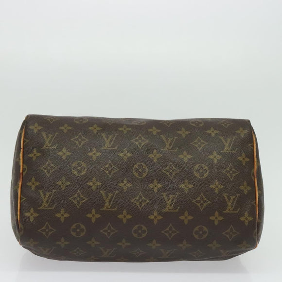 LOUIS VUITTON Monogram Speedy 30 Hand Bag M41526 LV Auth 137785