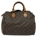LOUIS VUITTON Monogram Speedy 30 Hand Bag M41526 LV Auth 137785-2