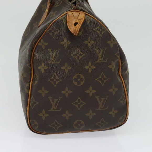 LOUIS VUITTON Monogram Speedy 30 Hand Bag M41526 LV Auth 137785