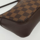 LOUIS VUITTON Damier Ebene Trousse Makeup Pouch N51982 LV Auth 137790-8